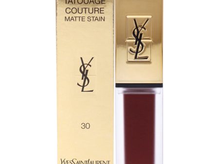 Yves Saint Laurent Tatouage Couture Liquid Matte Lip Stain - 30 Outrageous Red by Yves Saint Laurent for Women - 0.2 oz Lip Gloss on Sale