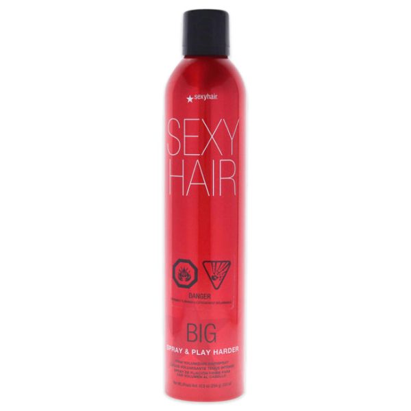 Sexy Hair Big Sexy Hairspray Play Harder Hairspray by Sexy Hair for Unisex - 10 oz Hair Spray on Sale