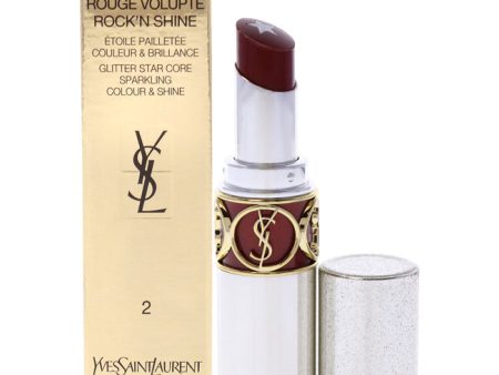 Yves Saint Laurent Rouge Volupte RockN Shine Lipstick - 02 Cacao Bounce by Yves Saint Laurent for Women - 0.12 oz Lipstick For Discount