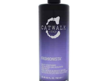 TIGI Catwalk Fashionista Violet Conditioner by TIGI for Unisex - 25.36 oz Conditioner Supply