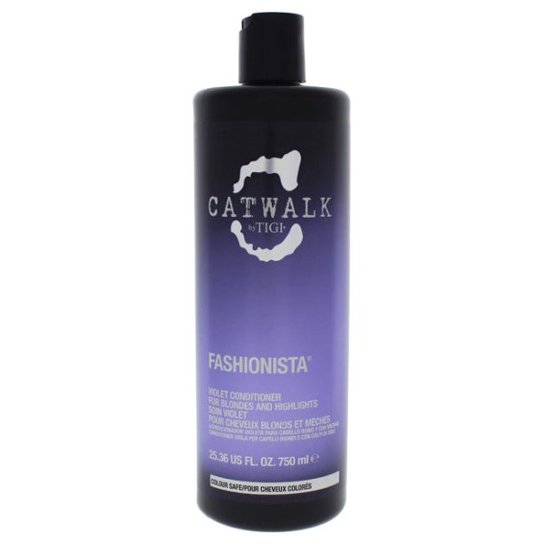 TIGI Catwalk Fashionista Violet Conditioner by TIGI for Unisex - 25.36 oz Conditioner Supply