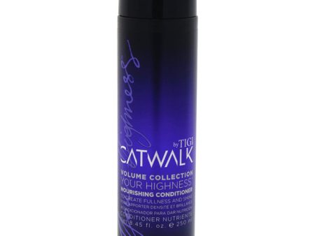 TIGI Catwalk Your Highness Nourishing Conditioner by TIGI for Unisex - 8.45 oz Conditioner For Discount