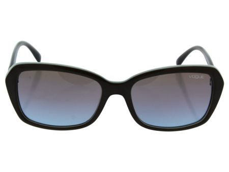 Vogue Vogue VO2964SB 2322 48 - Mud Green-Opal Azure Azure Grad Pink Grad Brown by Vogue for Unisex - 55-17-135 mm Sunglasses Sale