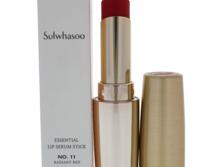 Sulwhasoo Essential Lip Serum Stick - # 11 Radiant Red by Sulwhasoo for Women - 0.1 oz Lip Treatment Supply