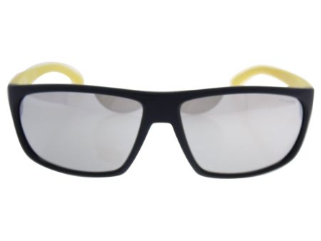 Arnette Arnette AN 4225-2377 6G Burnout -Matte Black Yellow Light Grey Silver by Arnette for Men - 64-15-130 mm Sunglasses on Sale