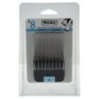 WAHL Professional Stainless Steel Attachment Comb - # 8 For Cuts 1 Black by WAHL Professional for Men - 1 Pc Comb Fashion