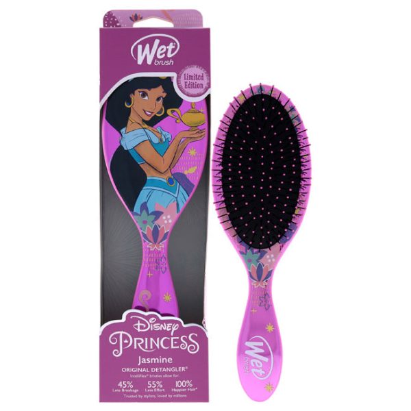 Wet Brush Original Detangler Princess Wholehearted Brush - Jasmine Dark Pink by Wet Brush for Unisex - 1 Pc Hair Brush For Discount