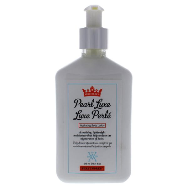 Shaveworks Pearl Luxe Hydrating Body Lotion by Shaveworks for Unisex - 8.4 oz Body Lotion Supply