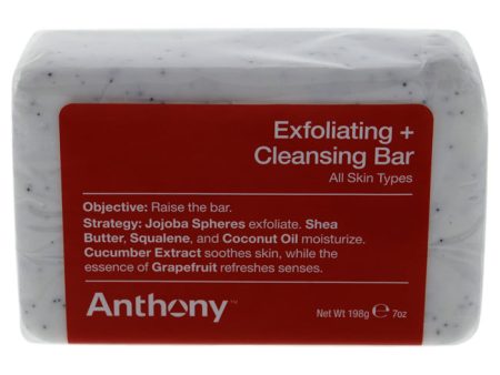 Anthony Exfoliating and Cleansing Bar by Anthony for Unisex - 7 oz Soap Sale