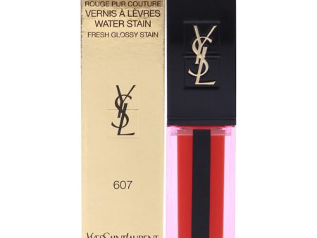 Yves Saint Laurent Water Stain Lip Stain - 607 Inondation Orange by Yves Saint Laurent for Women - 0.2 oz Lip Gloss For Discount