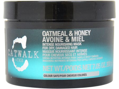 TIGI Catwalk Oatmeal Honey Intense Nourishing Mask by TIGI for Unisex - 7.05 oz Mask Supply