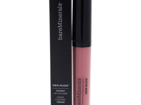 bareMinerals Gen Nude Patent Lip Lacquer - Cant Even by bareMinerals for Women - 0.12 oz Lipstick Fashion