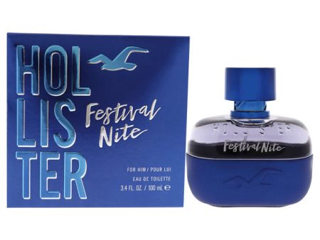 Hollister Festival Nite by Hollister for Men - 3.4 oz EDT Spray Online