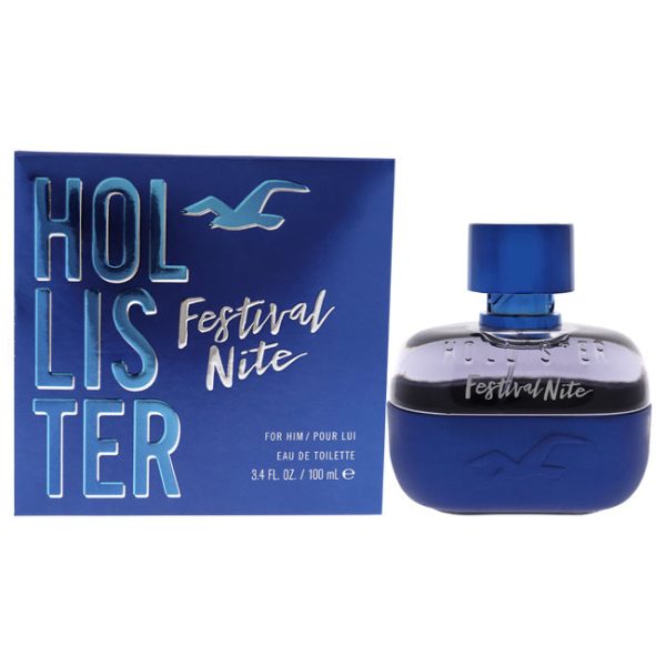 Hollister Festival Nite by Hollister for Men - 3.4 oz EDT Spray Online