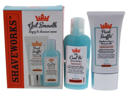 Shaveworks Get Smooth Duo by Shaveworks for Unisex - 2 Pc 1oz Pearl Souffle Shave Cream, 1oz Cool Fix Gel Lotion on Sale