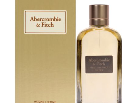 Abercrombie and Fitch First Instinct Sheer by Abercrombie and Fitch for Women - 3.4 oz EDP Spray Hot on Sale