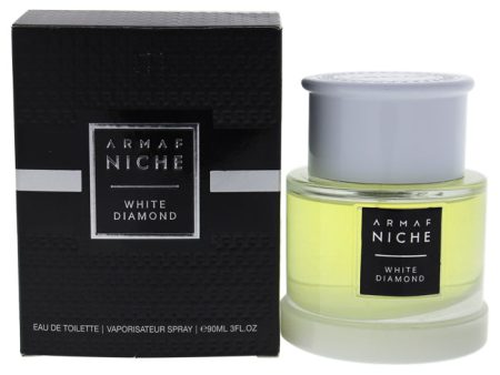 Armaf Niche White Diamond by Armaf Niche for Men - 3 oz EDT Spray Supply