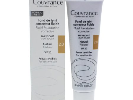 Avene Couvrance Fluid Foundation Corrector SPF20 - 02 Natural by Avene for Women - 1 oz Foundation Online now