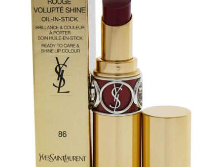 Yves Saint Laurent Rouge Volupte Shine Oil-In-Stick Lipstick - 86 Mauve Cuir by Yves Saint Laurent for Women - 0.11 oz Lipstick Fashion