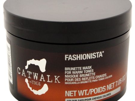 TIGI Catwalk Fashionista Brunette Mask For Warm Tones by TIGI for Unisex - 7.05 oz Mask For Sale