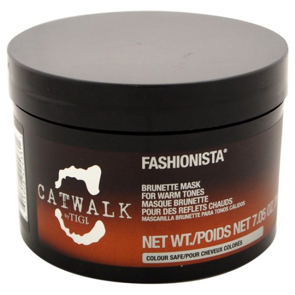 TIGI Catwalk Fashionista Brunette Mask For Warm Tones by TIGI for Unisex - 7.05 oz Mask For Sale