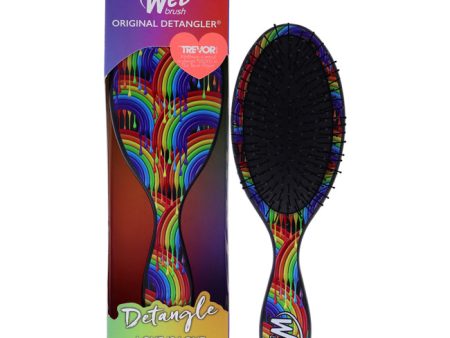 Wet Brush Original Detangler Pride Brush - Rainbow Drizzle by Wet Brush for Unisex - 1 Pc Hair Brush Supply