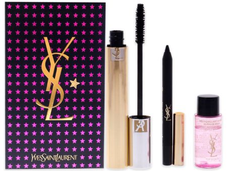 Yves Saint Laurent Mascara Volume Effet Faux Cils Set - 01 by Yves Saint Laurent for Women - 3 Pc 0.2oz Mascara Volume Effet Faux Cils, 0.02oz Waterproof Eye Pencil, 0.2oz Top Secret Expert Make-Up Remover Hot on Sale