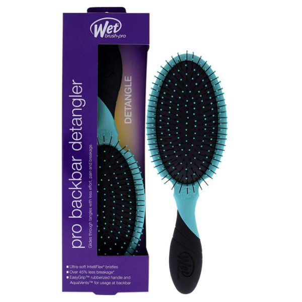 Wet Brush Backbar Detangler Brush - Purist Blue by Wet Brush for Unisex - 1 Pc Hair Brush For Sale