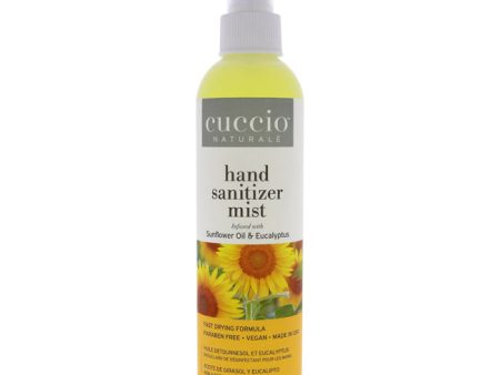 Cuccio Hand Sanitizer Mist - Sunflower Oil and Eucalyptus by Cuccio for Unisex - 8 oz Hand Sanitizer Hot on Sale