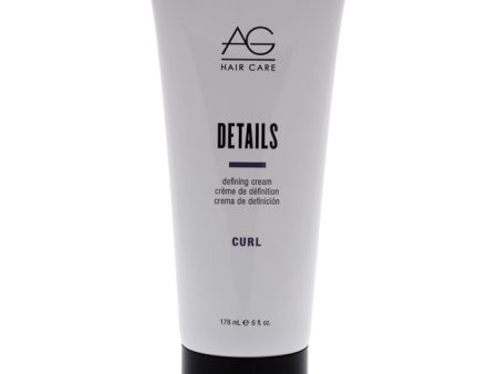 AG Hair Cosmetics Details Defining Cream Curl by AG Hair Cosmetics for Unisex - 6 oz Cream Online Sale