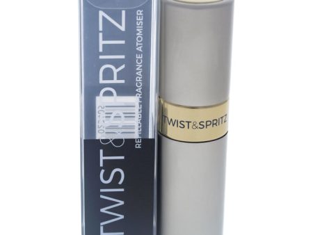 Twist and Spritz Twist and Spritz Atomiser - Silver by Twist and Spritz for Women - 8 ml Refillable Spray (Empty) Online Sale