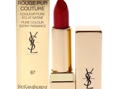 Yves Saint Laurent Rouge Pur Couture Lipstick - 87 Red Dominance by Yves Saint Laurent for Women - 0.13 oz Lipstick For Cheap