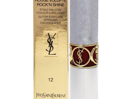 Yves Saint Laurent Rouge Volupte RockN Shine Lipstick - 12 Rockstage Red by Yves Saint Laurent for Women - 0.12 oz Lipstick Online Sale