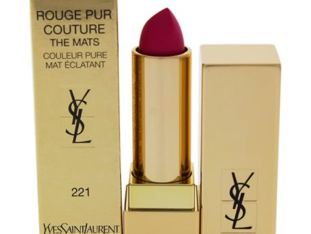 Yves Saint Laurent Rouge Pur Couture The Mats - 221 Rose Ink by Yves Saint Laurent for Women - 0.13 oz Lipstick Hot on Sale