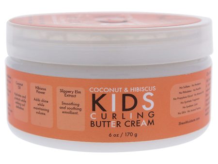 Shea Moisture Coconut Hibiscus Kids Curling Butter Cream by Shea Moisture for Kids - 6 oz Cream For Cheap