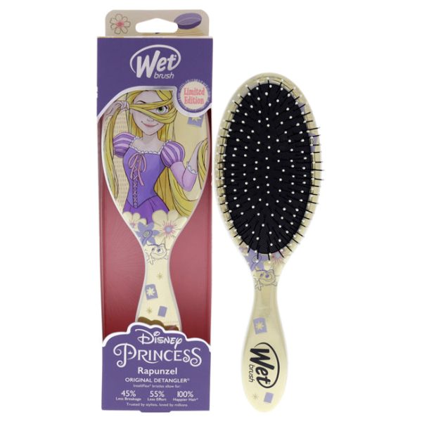 Wet Brush Original Detangler Princess Wholehearted Brush - Rapunzel Silver by Wet Brush for Unisex - 1 Pc Hair Brush Online