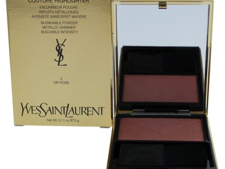 Yves Saint Laurent Couture Highlighter - 2 Or Rose by Yves Saint Laurent for Women - 0.11 oz Highlighter on Sale