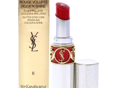 Yves Saint Laurent Rouge Volupte RockN Shine Lipstick - 06 Orange Speaker by Yves Saint Laurent for Women - 0.12 oz Lipstick Discount