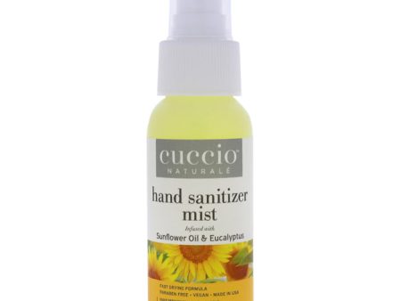 Cuccio Hand Sanitizer Mist - Sunflower Oil and Eucalyptus by Cuccio for Unisex - 2 oz Hand Sanitizer Hot on Sale