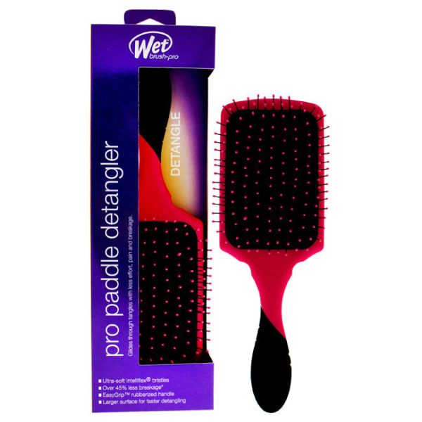 Wet Brush Pro Paddle Detangler Brush - Pink by Wet Brush for Unisex - 1 Pc Hair Brush For Discount