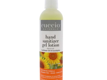 Cuccio Hand Sanitizer Gel Lotion - Sunflower Oil and Eucalyptus by Cuccio for Unisex - 8 oz Hand Sanitizer Online now