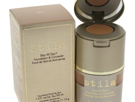 Stila Stay All Day Foundation and Concealer - 3 Light by Stila for Women - 1 oz Makeup on Sale