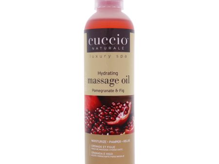 Cuccio Hydrating Massage Oil - Pomegranate and Fig by Cuccio for Unisex - 8 oz Oil Online Hot Sale