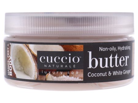 Cuccio Butter Blend - Coconut and White Ginger by Cuccio for Unisex - 8 oz Body Lotion Cheap