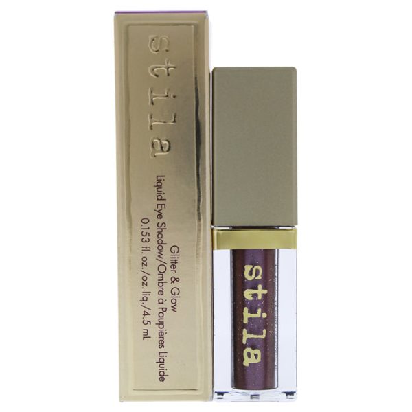 Stila Glitter and Glow Liquid Eyeshadow - Plum On by Stila for Women - 0.153 oz Eyeshadow For Cheap