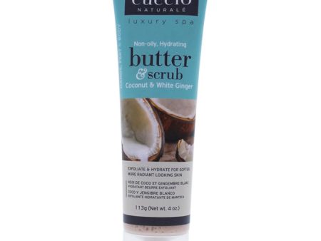 Cuccio Butter and Scrub - Coconut and White Ginger by Cuccio for Unisex - 4 oz Scrub Cheap