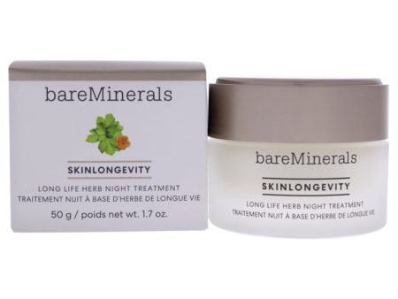 bareMinerals Skinlongevity Long Life Herb Night Treatment by bareMinerals for Unisex - 1.7 oz Treatment Fashion