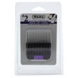 WAHL Professional Stainless Steel Attachment Comb - # 2 For Cuts 1 4 Black by WAHL Professional for Men - 1 Pc Comb Supply