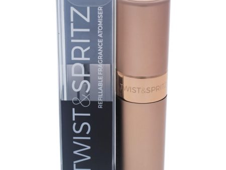 Twist and Spritz Twist and Spritz Atomiser - Rose Gold by Twist and Spritz for Women - 8 ml Refillable Spray (Empty) Hot on Sale