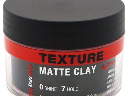 Sexy Hair Style Sexy Hair Matte Texturizing Clay by Sexy Hair for Men - 1.8 oz Clay Fashion